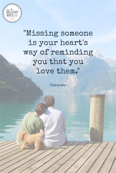 missing someone your dating